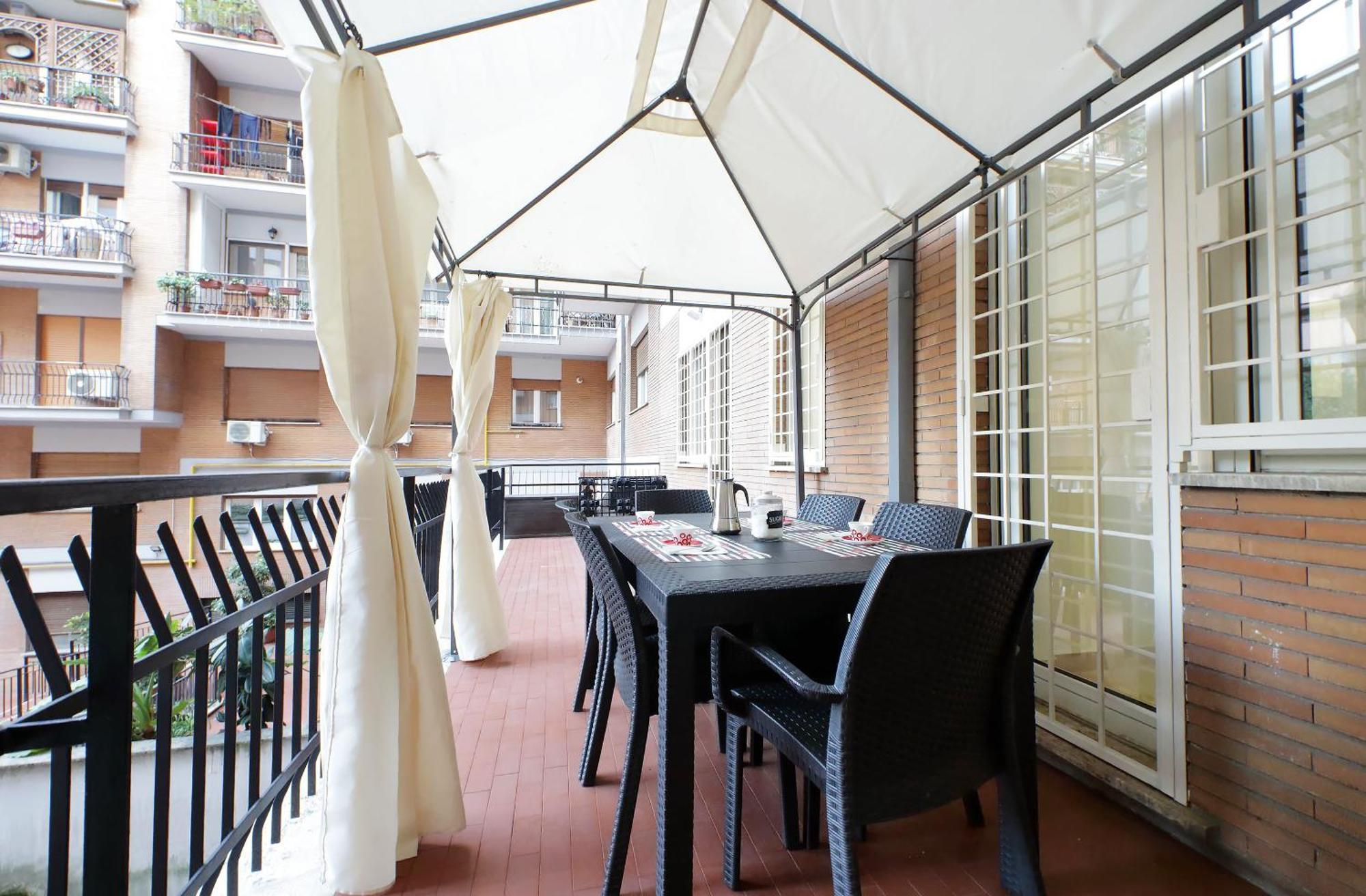 Lovely Apartment With Terrace Near The Vatican Rom Exterior foto